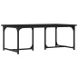 vidaXL Couchtisch Schwarz 90x50x35 cm Holzwerkstoff vidaXL Couchtisch Schwarz 90x50x35 cm Holzwerkstoff