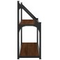 vidaXL Wandregal 2 Fächer Braun Eichen-Optik 60x21x51 cm Holzwerkstoff vidaXL Wandregal 2 Fächer Braun Eichen-Optik 60x21x51 cm Holzwerkstoff