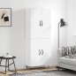 vidaXL Highboard Weiß 69,5x34x180 cm Holzwerkstoff vidaXL Highboard Weiß 69,5x34x180 cm Holzwerkstoff