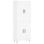 vidaXL Highboard Weiß 69,5x34x180 cm Holzwerkstoff vidaXL Highboard Weiß 69,5x34x180 cm Holzwerkstoff
