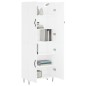 vidaXL Highboard Weiß 69,5x34x180 cm Holzwerkstoff vidaXL Highboard Weiß 69,5x34x180 cm Holzwerkstoff
