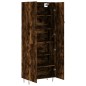 vidaXL Highboard Räuchereiche 69,5x34x180 cm Holzwerkstoff vidaXL Highboard Räuchereiche 69,5x34x180 cm Holzwerkstoff