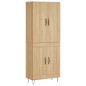 vidaXL Highboard Sonoma-Eiche 69,5x34x180 cm Holzwerkstoff vidaXL Highboard Sonoma-Eiche 69,5x34x180 cm Holzwerkstoff