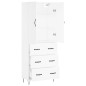vidaXL Highboard Weiß 69,5x34x180 cm Holzwerkstoff vidaXL Highboard Weiß 69,5x34x180 cm Holzwerkstoff