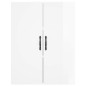 vidaXL Highboard Hochglanz-Weiß 69,5x34x180 cm Holzwerkstoff vidaXL Highboard Hochglanz-Weiß 69,5x34x180 cm Holzwerkstoff