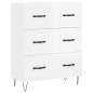 vidaXL Highboard Hochglanz-Weiß 69,5x34x180 cm Holzwerkstoff vidaXL Highboard Hochglanz-Weiß 69,5x34x180 cm Holzwerkstoff