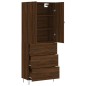 vidaXL Highboard Braun Eichen-Optik 69,5x34x180 cm Holzwerkstoff vidaXL Highboard Braun Eichen-Optik 69,5x34x180 cm Holzwerkstoff