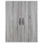 vidaXL Highboard Grau Sonoma 69,5x34x180 cm Holzwerkstoff vidaXL Highboard Grau Sonoma 69,5x34x180 cm Holzwerkstoff