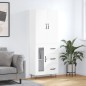 vidaXL Highboard Weiß 69,5x34x180 cm Holzwerkstoff vidaXL Highboard Weiß 69,5x34x180 cm Holzwerkstoff