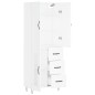 vidaXL Highboard Weiß 69,5x34x180 cm Holzwerkstoff vidaXL Highboard Weiß 69,5x34x180 cm Holzwerkstoff