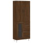 vidaXL Highboard Braun Eichen-Optik 69,5x34x180 cm Holzwerkstoff vidaXL Highboard Braun Eichen-Optik 69,5x34x180 cm Holzwerkstoff