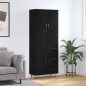 vidaXL Highboard Schwarz 69,5x34x180 cm Holzwerkstoff vidaXL Highboard Schwarz 69,5x34x180 cm Holzwerkstoff