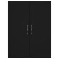 vidaXL Highboard Schwarz 69,5x34x180 cm Holzwerkstoff vidaXL Highboard Schwarz 69,5x34x180 cm Holzwerkstoff