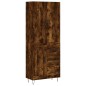 vidaXL Highboard Räuchereiche 69,5x34x180 cm Holzwerkstoff vidaXL Highboard Räuchereiche 69,5x34x180 cm Holzwerkstoff