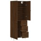 vidaXL Highboard Braun Eichen-Optik 69,5x34x180 cm Holzwerkstoff vidaXL Highboard Braun Eichen-Optik 69,5x34x180 cm Holzwerkstoff