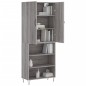 vidaXL Highboard Grau Sonoma 69,5x34x180 cm Holzwerkstoff vidaXL Highboard Grau Sonoma 69,5x34x180 cm Holzwerkstoff
