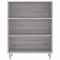 vidaXL Highboard Grau Sonoma 69,5x34x180 cm Holzwerkstoff vidaXL Highboard Grau Sonoma 69,5x34x180 cm Holzwerkstoff