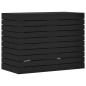vidaXL Wäschetruhe Schwarz 88,5x44x66 cm Massivholz Kiefer vidaXL Wäschetruhe Schwarz 88,5x44x66 cm Massivholz Kiefer