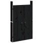 vidaXL Türen für Outdoor-Küche Schwarz 50x9x82 cm Massivholz Kiefer vidaXL Türen für Outdoor-Küche Schwarz 50x9x82 cm Massivholz Kiefer