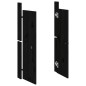 vidaXL Türen für Outdoor-Küche Schwarz 50x9x82 cm Massivholz Kiefer vidaXL Türen für Outdoor-Küche Schwarz 50x9x82 cm Massivholz Kiefer