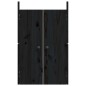 vidaXL Türen für Outdoor-Küche Schwarz 50x9x82 cm Massivholz Kiefer vidaXL Türen für Outdoor-Küche Schwarz 50x9x82 cm Massivholz Kiefer