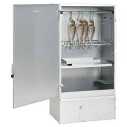 vidaXL Räucherofen mit Kaltrauchgenerator Verzinkter Stahl