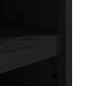 vidaXL Outdoor-Küchenschrank Schwarz 106x55x64 cm Massivholz Kiefer vidaXL Outdoor-Küchenschrank Schwarz 106x55x64 cm Massivholz Kiefer