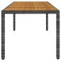 vidaXL 11-tlg. Garten-Essgruppe Poly Rattan Grau vidaXL 11-tlg. Garten-Essgruppe Poly Rattan Grau