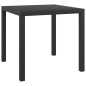 vidaXL 5-tlg. Garten-Essgruppe mit Kissen Poly Rattan Grau vidaXL 5-tlg. Garten-Essgruppe mit Kissen Poly Rattan Grau