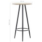3-tlg. Bar-Set Stoff Dunkelgrau 3-tlg. Bar-Set Stoff Dunkelgrau