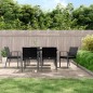vidaXL Gartenstühle mit Kissen 6 Stk. Schwarz 56,5x57x83cm Poly Rattan vidaXL Gartenstühle mit Kissen 6 Stk. Schwarz 56,5x57x83cm Poly Rattan