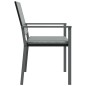 vidaXL Gartenstühle mit Kissen 6 Stk. Schwarz 54x62,5x89cm Poly Rattan vidaXL Gartenstühle mit Kissen 6 Stk. Schwarz 54x62,5x89cm Poly Rattan