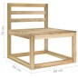 vidaXL 5-tlg. Garten-Lounge-Set mit Beige Kissen vidaXL 5-tlg. Garten-Lounge-Set mit Beige Kissen