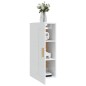 vidaXL Wandschrank Hochglanz-Weiß 35x34x90 cm Holzwerkstoff vidaXL Wandschrank Hochglanz-Weiß 35x34x90 cm Holzwerkstoff