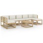 vidaXL 8-tlg. Garten-Lounge-Set mit Kissen Imprägniertes Kiefernholz vidaXL 8-tlg. Garten-Lounge-Set mit Kissen Imprägniertes Kiefernholz