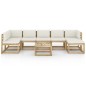 vidaXL 8-tlg. Garten-Lounge-Set mit Kissen Imprägniertes Kiefernholz vidaXL 8-tlg. Garten-Lounge-Set mit Kissen Imprägniertes Kiefernholz