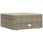 vidaXL 9-tlg. Garten-Lounge-Set mit Kissen Grau Poly Rattan vidaXL 9-tlg. Garten-Lounge-Set mit Kissen Grau Poly Rattan