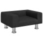 vidaXL Kindersofa Schwarz 50x40x26,5 cm Samt