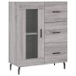 Highboard Grau Sonoma 69,5x34x180 cm Holzwerkstoff Highboard Grau Sonoma 69,5x34x180 cm Holzwerkstoff