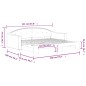 vidaXL Tagesbett Ausziehbar Schwarz 90x200 cm Stoff vidaXL Tagesbett Ausziehbar Schwarz 90x200 cm Stoff