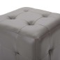 vidaXL Pouf 2 Stk. Grau 30x30x30 cm Kunstleder vidaXL Pouf 2 Stk. Grau 30x30x30 cm Kunstleder