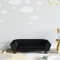 vidaXL Kindersofa Schwarz 70x45x26 cm Samt vidaXL Kindersofa Schwarz 70x45x26 cm Samt