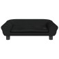 vidaXL Kindersofa Schwarz 70x45x26 cm Samt vidaXL Kindersofa Schwarz 70x45x26 cm Samt