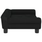 vidaXL Kindersofa Schwarz 70x45x26 cm Samt vidaXL Kindersofa Schwarz 70x45x26 cm Samt