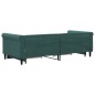 vidaXL Tagesbett Ausziehbar mit Schubladen Dunkelgrün 90x200 cm Samt vidaXL Tagesbett Ausziehbar mit Schubladen Dunkelgrün 90x200 cm Samt