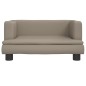 vidaXL Kindersofa Cappuccino-Braun 60x40x30 cm Kunstleder vidaXL Kindersofa Cappuccino-Braun 60x40x30 cm Kunstleder