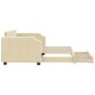 vidaXL Tagesbett Ausziehbar mit Schubladen Creme 90x200 cm Stoff vidaXL Tagesbett Ausziehbar mit Schubladen Creme 90x200 cm Stoff