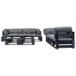 vidaXL 6-tlg. Garten-Lounge-Set aus Paletten mit Grauen Kissen Holz vidaXL 6-tlg. Garten-Lounge-Set aus Paletten mit Grauen Kissen Holz