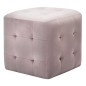 vidaXL Pouf 2 Stk. Rosa 30x30x30 cm Samtstoff vidaXL Pouf 2 Stk. Rosa 30x30x30 cm Samtstoff