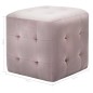 vidaXL Pouf 2 Stk. Rosa 30x30x30 cm Samtstoff vidaXL Pouf 2 Stk. Rosa 30x30x30 cm Samtstoff